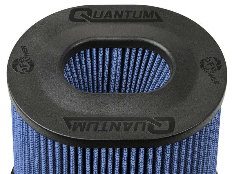 aFe Quantum Pro-5 R Air Filter Inverted Top - 5in Flange x 9in Height - Oiled P5R Cold Air Intakes aFe