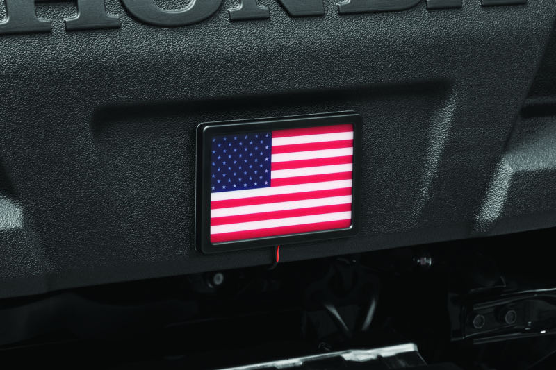 Kuryakyn Freedom Flag LED 4in X 6in Black Brackets Kuryakyn