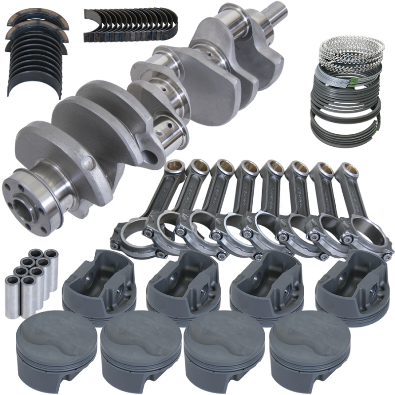 Eagle Ford 351W 4.000in Crank 6.250in I-Beam Rods -6.6cc Flat Top 4.030in Pistons Rotating Assembly Rotating Assemblies Eagle