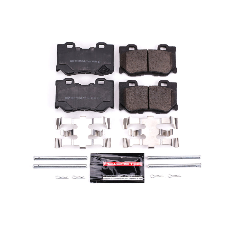 Power Stop 09-13 Infiniti FX50 Rear Z23 Evolution Sport Brake Pads w/Hardware Brake Pads - Performance PowerStop