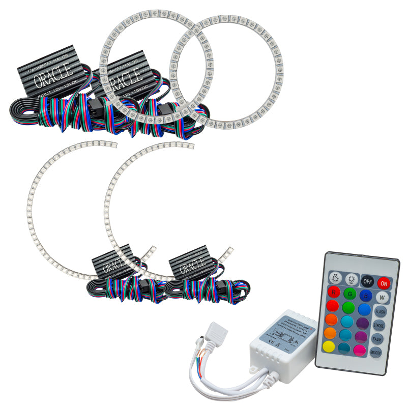 Oracle Infiniti G37 Coupe 08-10 Halo Kit - ColorSHIFT w/ Simple Controller Headlights ORACLE Lighting