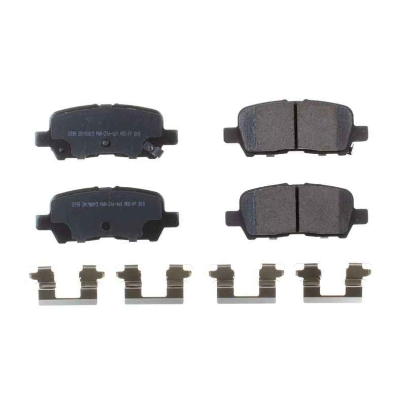 Power Stop 05-09 Buick Allure Rear Z17 Evolution Ceramic Brake Pads w/Hardware Brake Pads - OE PowerStop
