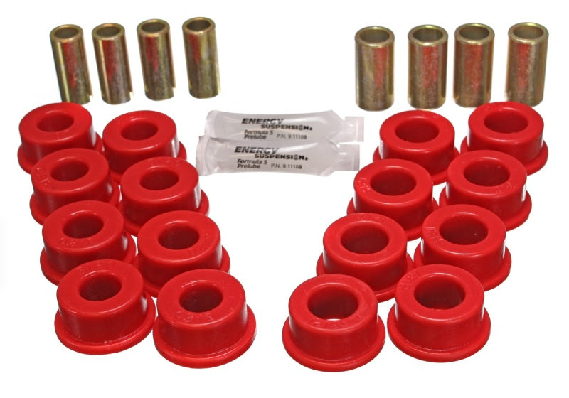 Energy Suspension 84-95 Chevy Corvette Red Rear End Control Arm Bushing Set Bushing Kits Energy Suspension