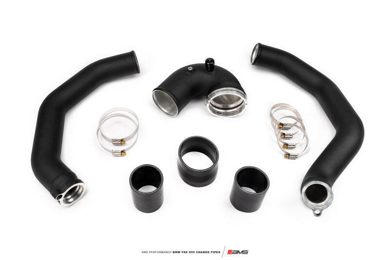 AMS Performance 15-18 BMW M3 / 15-20 BMW M4 w/ S55 3.0L Turbo Engine Charge Pipes Air Intake Components AMS