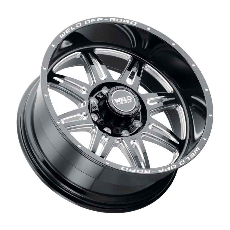 Weld Cheyenne W132 Series 20x10 / 8x170 BP / -18 Offset / 4.75 BS / 125.1 Bore - Gloss Black MIL Wheels - Forged Weld