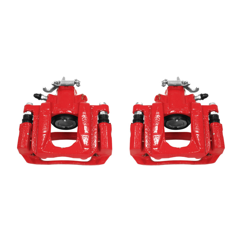 Power Stop 08-16 Chrysler Town & Country Rear Red Calipers w/Brackets - Pair Brake Calipers - Perf PowerStop