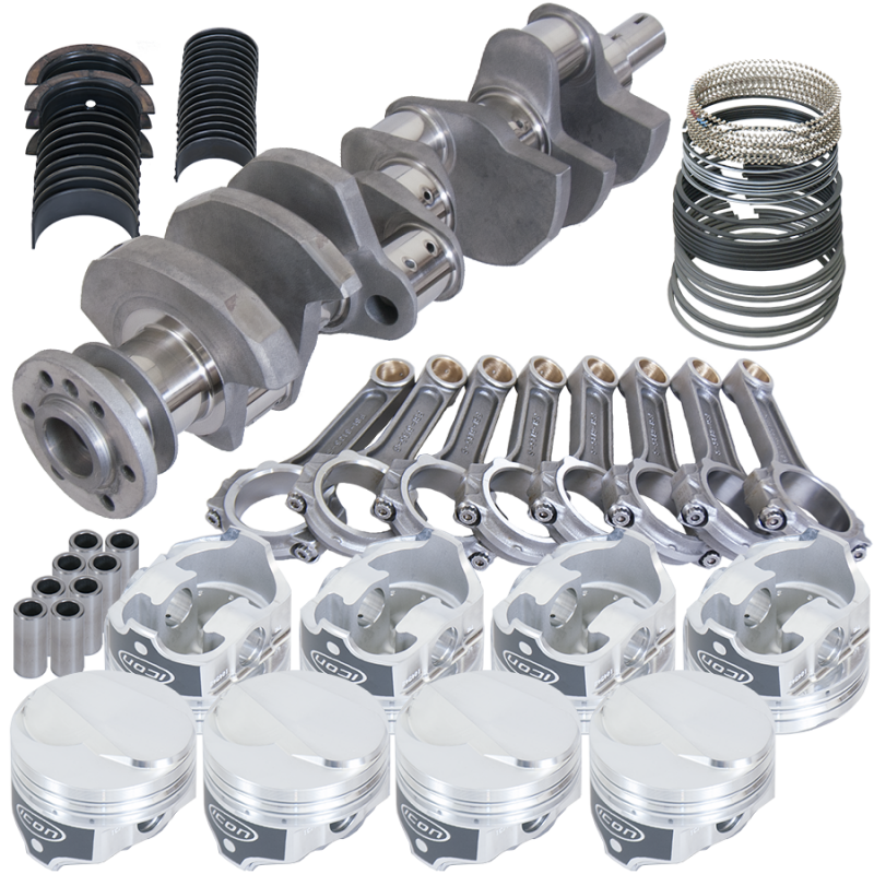 Eagle Chevy 454 4.000in Crank 6.135in I-Beam Rods 18cc Dome 4.280in Pistons Rotating Assembly Rotating Assemblies Eagle