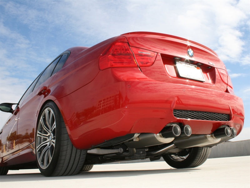 aFe MACHForce XP Exhaust Cat-Back 2.5in Dia Carbon Fiber Tips SS-304 07-13 BMW M3 (E92/93) V8 4.0L Catback aFe