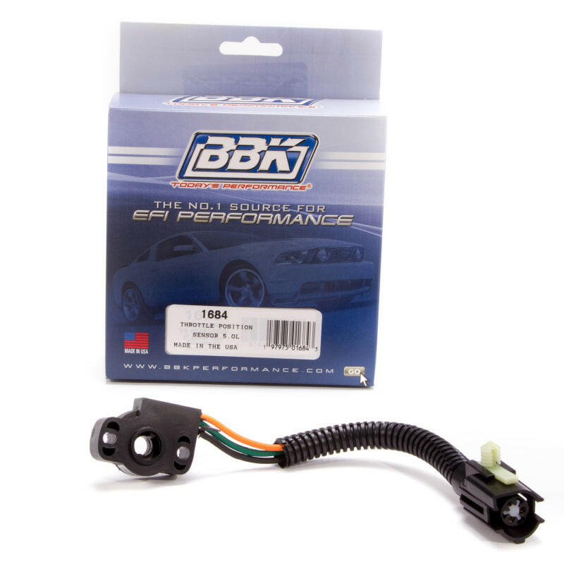 BBK 86-93 Mustang 5.0 Throttle Position Sensor TPS For Throttle Body Gauge Components BBK