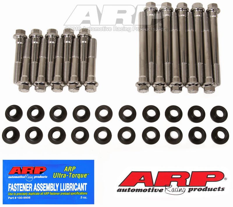 ARP SB Ford w/ W Heads SS Hex Head Bolt Kit Head Stud & Bolt Kits ARP
