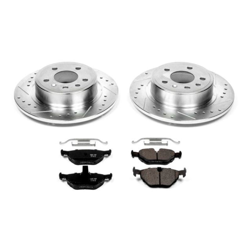 Power Stop 99-10 Saab 9-5 Rear Z23 Evolution Sport Brake Kit Brake Kits - Performance D&S PowerStop