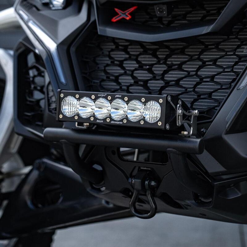 Baja Designs 2024+ Can-Am Maverick R 10in OnX6+ Push Bar Bumper Kit - Clear Light Bars & Cubes Baja Designs