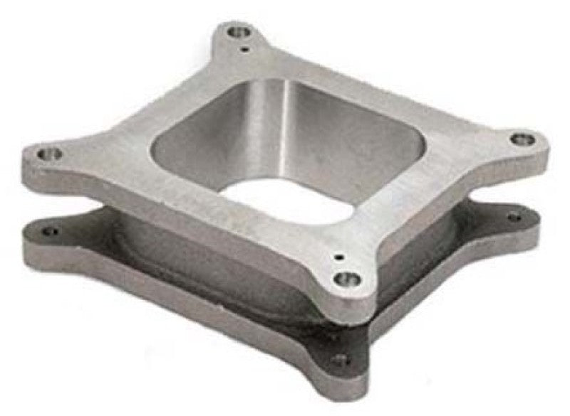 Moroso 4150/4160 Carburetor Spacer - Open Plenum - 2in - Cast Aluminum Hardware - Singles Moroso