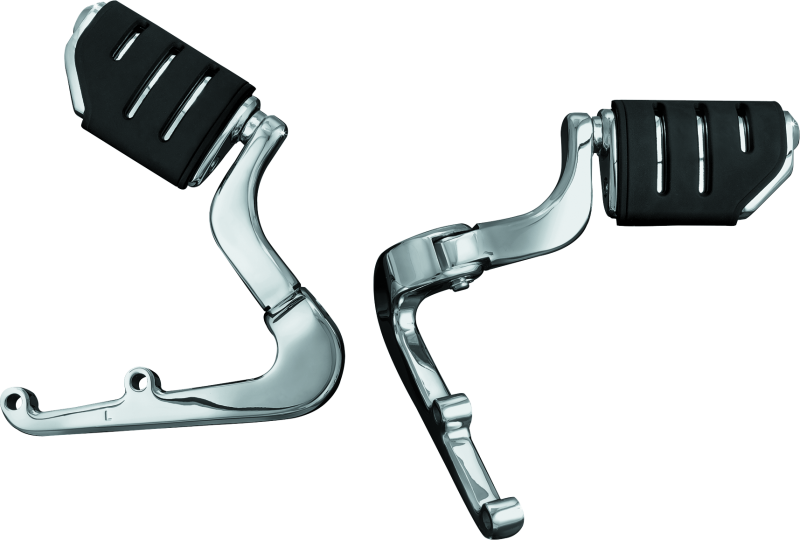 Kuryakyn Passenger Cruise Pegs 01-17 Honda GL1800 Chrome Footpegs Kuryakyn