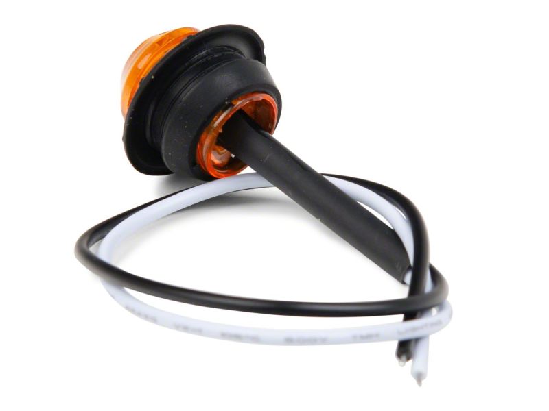 Raxiom Axial Series 3/4-In LED Marker Light- Amber Lens Light Accessories and Wiring Raxiom