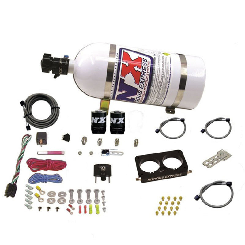Nitrous Express 96-04 Ford Mustang Cobra 4 Valve (Stock TB) Nitrous Kit (50-300HP) w/10lb Bottle Nitrous Systems Nitrous Express