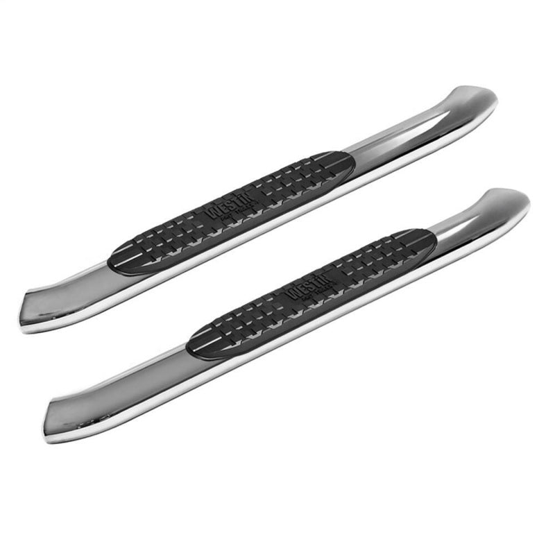 Westin 19-20 Chevy Silverado 1500 Regular Cab PRO TRAXX 4 Oval Nerf Step Bars - Stainless Steel Nerf Bars Westin