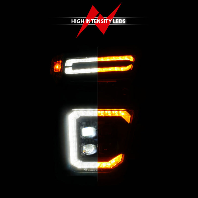 ANZO Z-Series 20-23 Chevy Silverado 2500/3500 Z-Series Full LED Proj Headlights Black - Pass. Side Headlights ANZO