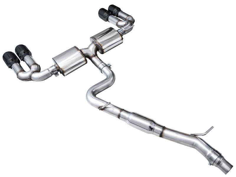 AWE Tuning 22-24 Audi 8Y S3 Touring Edition Exhaust - Diamond Black Tips Catback AWE Tuning