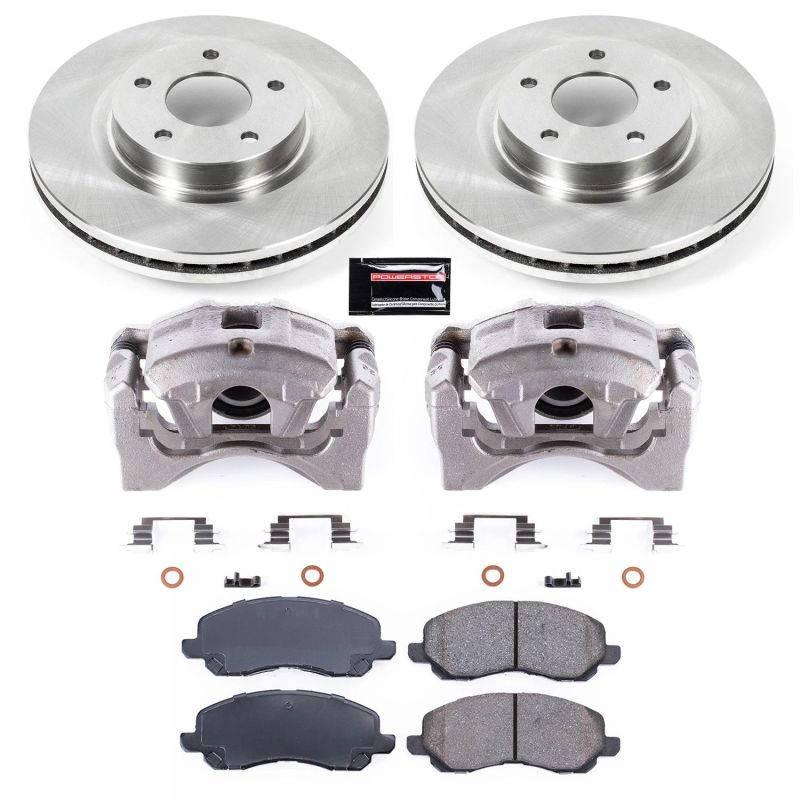 Power Stop 11-14 Chrysler 200 Front Autospecialty Brake Kit w/Calipers Brake Kits - OE PowerStop
