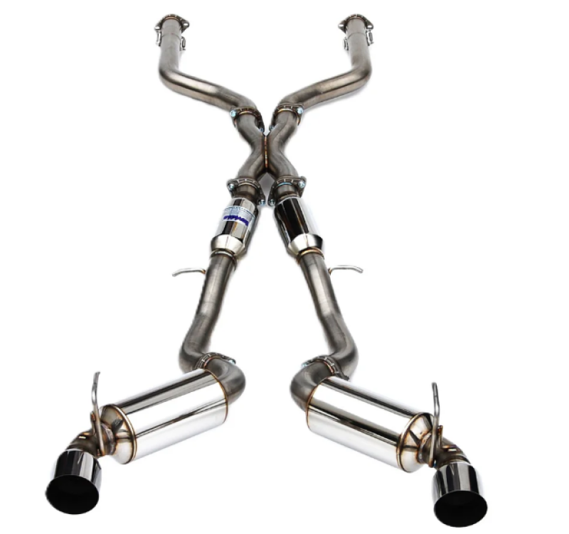 Invidia 2022+ Nissan Z 70mm N1 Cat Back Exhaust - SS Tips Catback Invidia