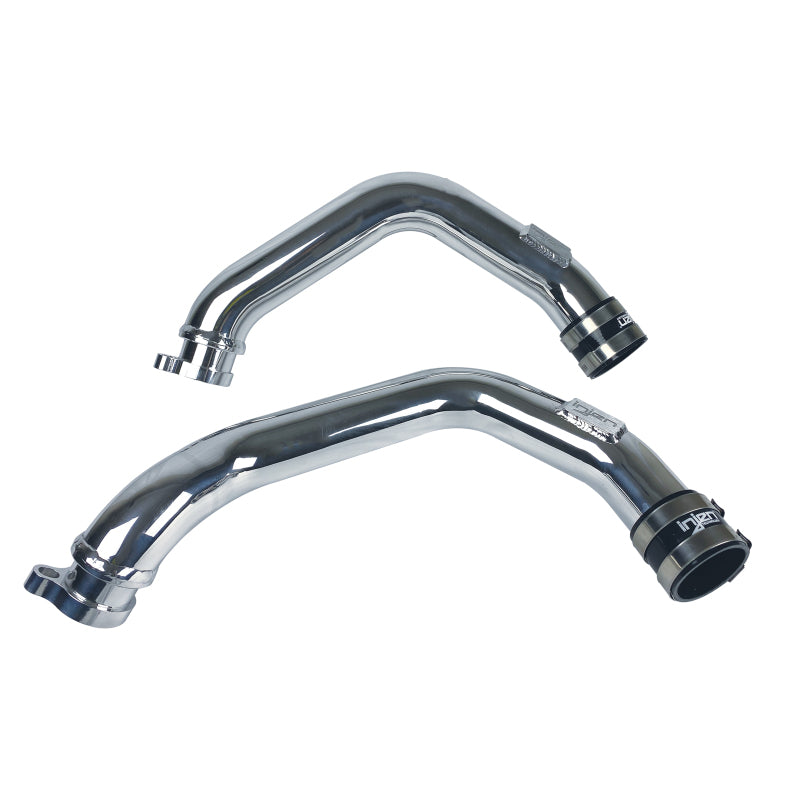 Injen 15-16 BMW M3 (F80) L6 Twin Turbo Polished Intercooler Charge Pipe w/ 1/8in Female NPT Bungs Intercooler Pipe Kits Injen