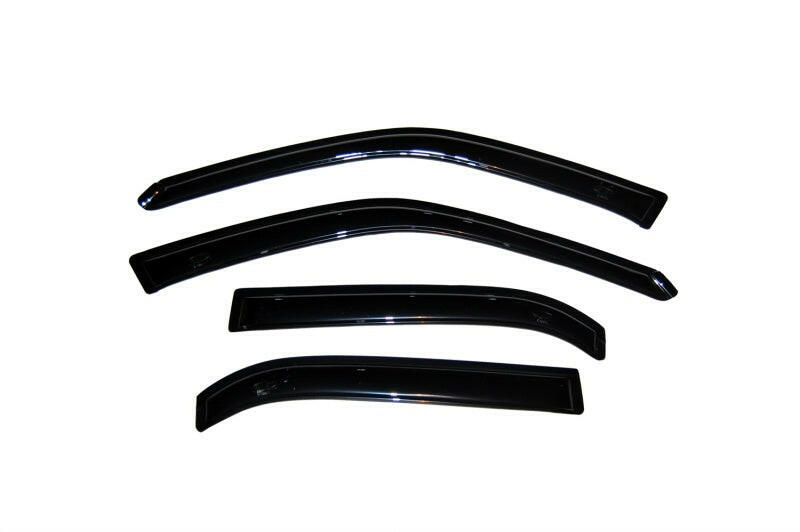 AVS 98-02 Chevy Prizm Ventvisor Outside Mount Window Deflectors 4pc - Smoke Wind Deflectors AVS