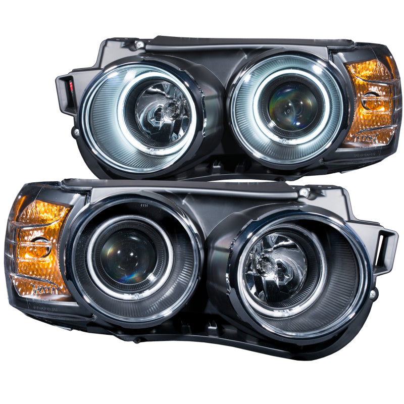 ANZO 2012-2015 Chevrolet Sonic Projector Headlights w/ Halo Black (CCFL) Headlights ANZO