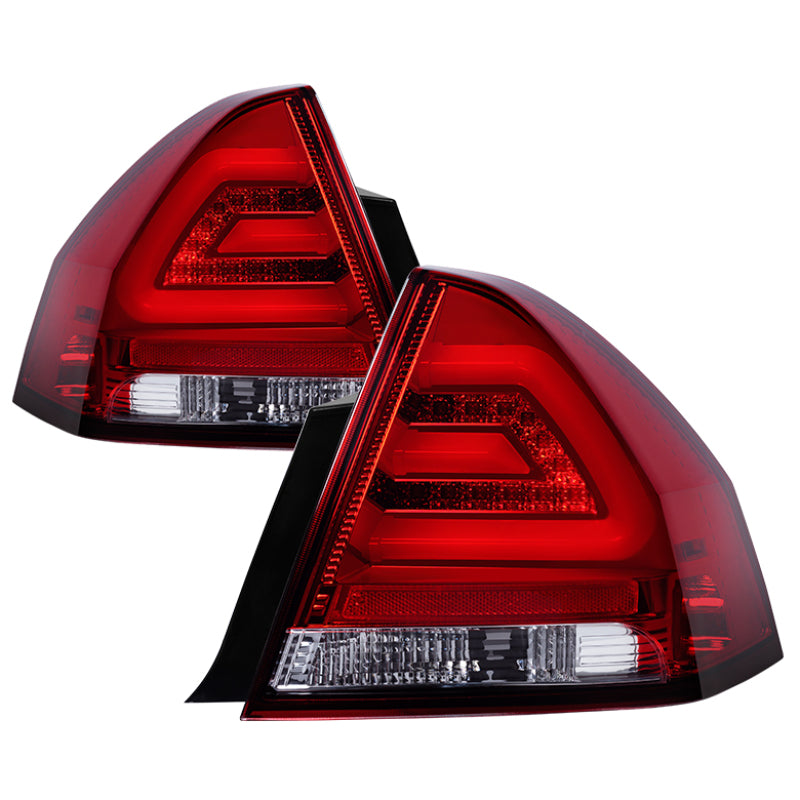 Spyder Chevy Impala 2006-2013 LED Tail Lights Red Clear ALT-YD-CHIP06-LED-RC Tail Lights SPYDER