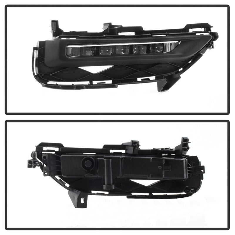 Spyder Honda Accord Coupe 2016-2017 OEM LED Fog Lights W/Switch- Clear FL-HA2016-2D-LED-C Fog Lights SPYDER