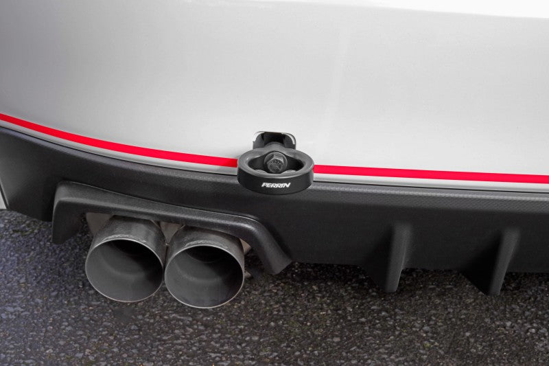 PERRIN 15-21 Subaru WRX/STI Tow Hook Kit (Rear) - Black Tow Hooks Perrin Performance