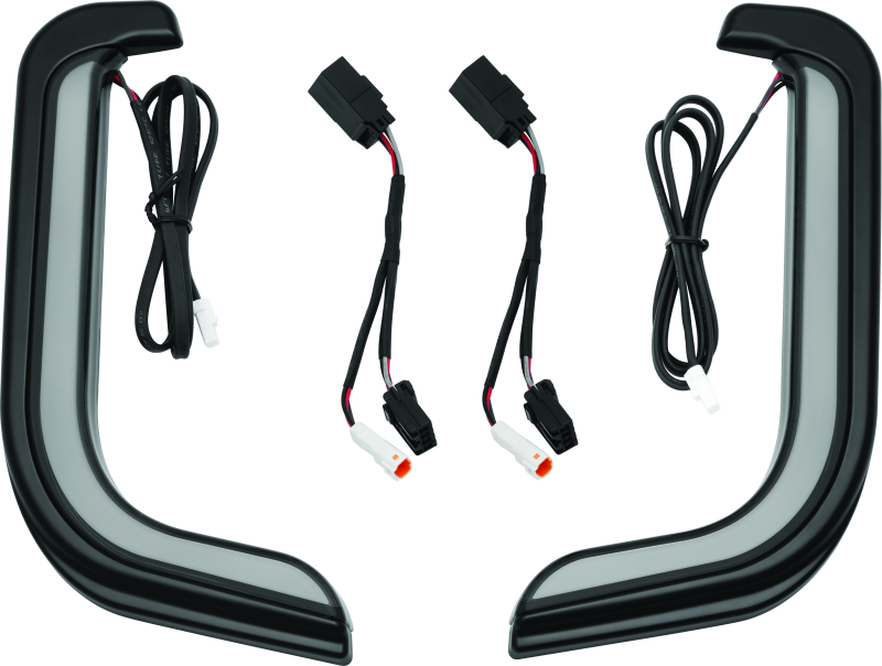 Kuryakyn Tracer LED Fairing Lower Accents Black Light Bars & Cubes Kuryakyn