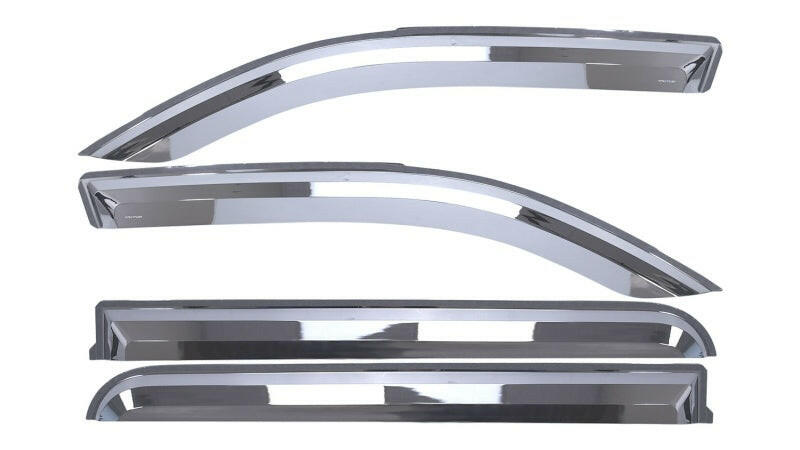 Putco 19-20 Ram 1500 - Crew Cab (Set of 4) Element Chrome Window Visors Wind Deflectors Putco