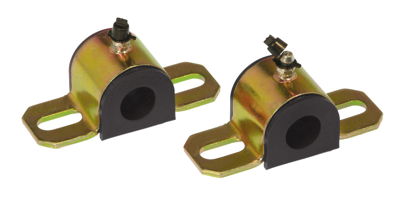Prothane Universal Greasable Sway Bar Bushings - 18MM - Type A Bracket - Black Sway Bar Bushings Prothane