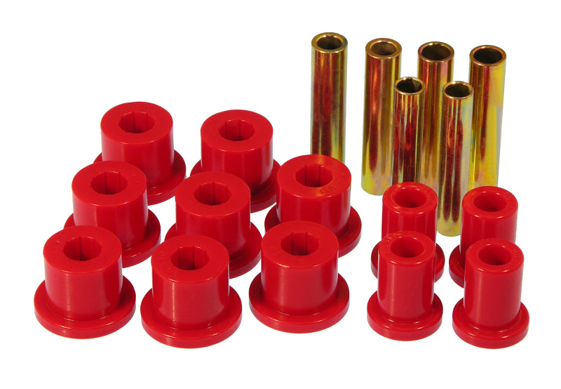 Prothane 67-70 GM 4wd Front Spring & Shackle Bushings - Red Bushing Kits Prothane