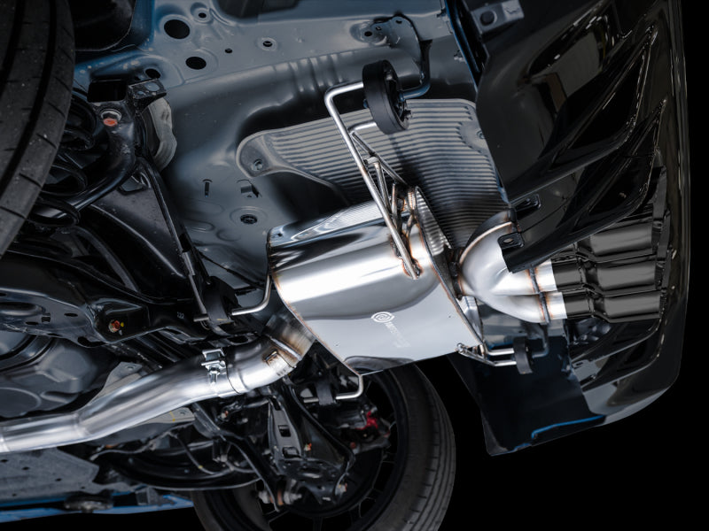 AWE Tuning 2023 Honda Civic Type R FL5 Touring Edition Exhaust w/ Triple Diamond Black Tips Catback AWE Tuning