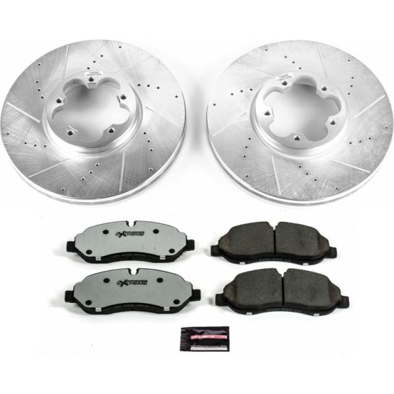 Power Stop 15-19 Ford Transit-150 Front Z36 Truck & Tow Brake Kit Brake Kits - Performance D&S PowerStop