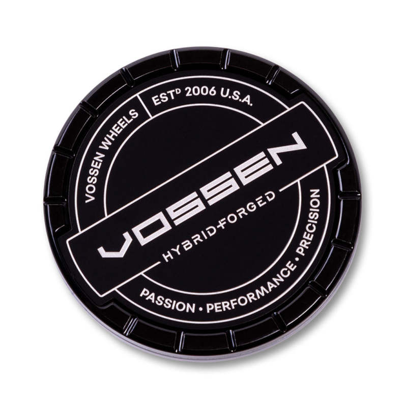 Vossen Billet Sport Cap - Small - Hybrid Forged - Gloss Black Wheel Center Caps Vossen