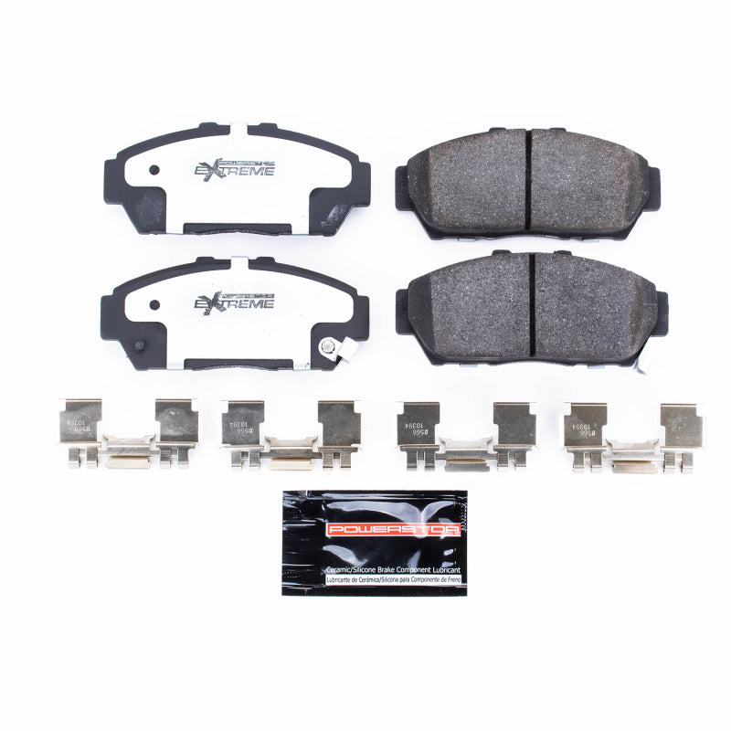Power Stop 94-01 Acura Integra Front Z26 Extreme Street Brake Pads w/Hardware Brake Pads - Performance PowerStop