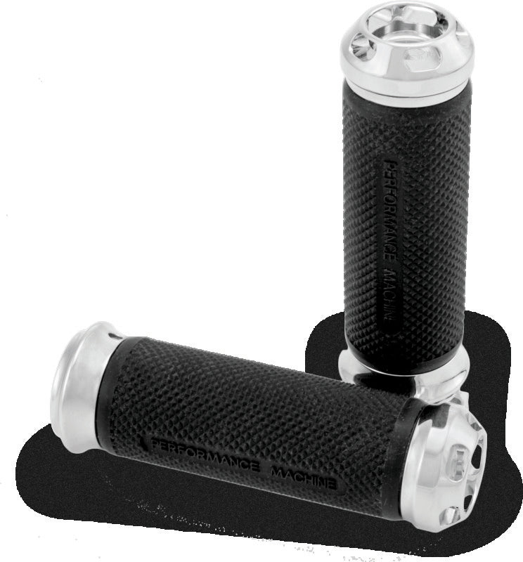 Performance Machine Handle Grip Set - Apex TBW - Chrome Grips Performance Machine