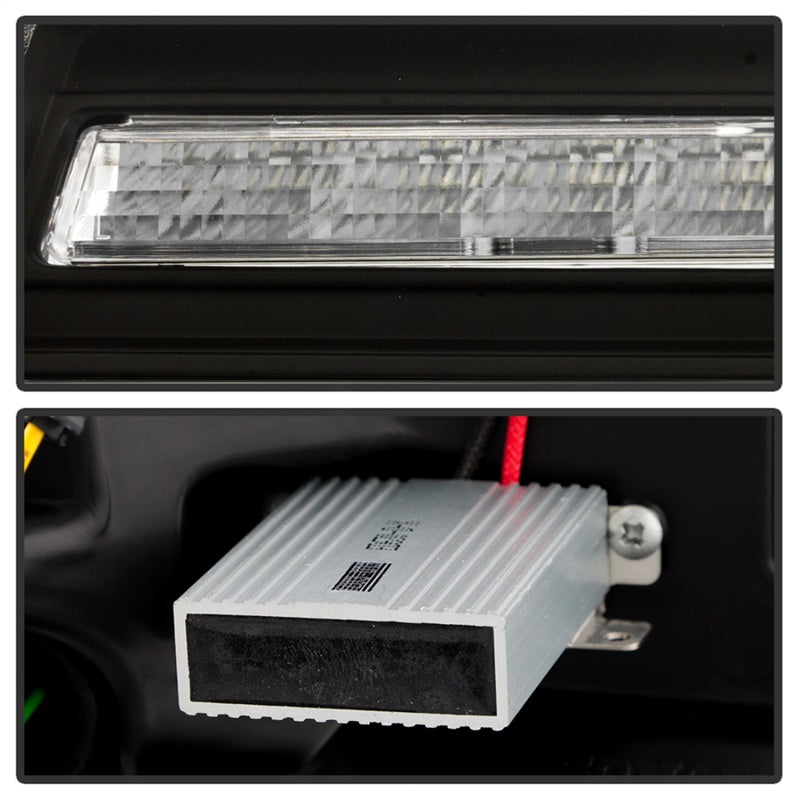 Spyder Apex 05-08 Nissan Frontier High-Power LED Module Headlights - Black (PRO-YD-NF05AP-SEQGR-BK) Headlights SPYDER