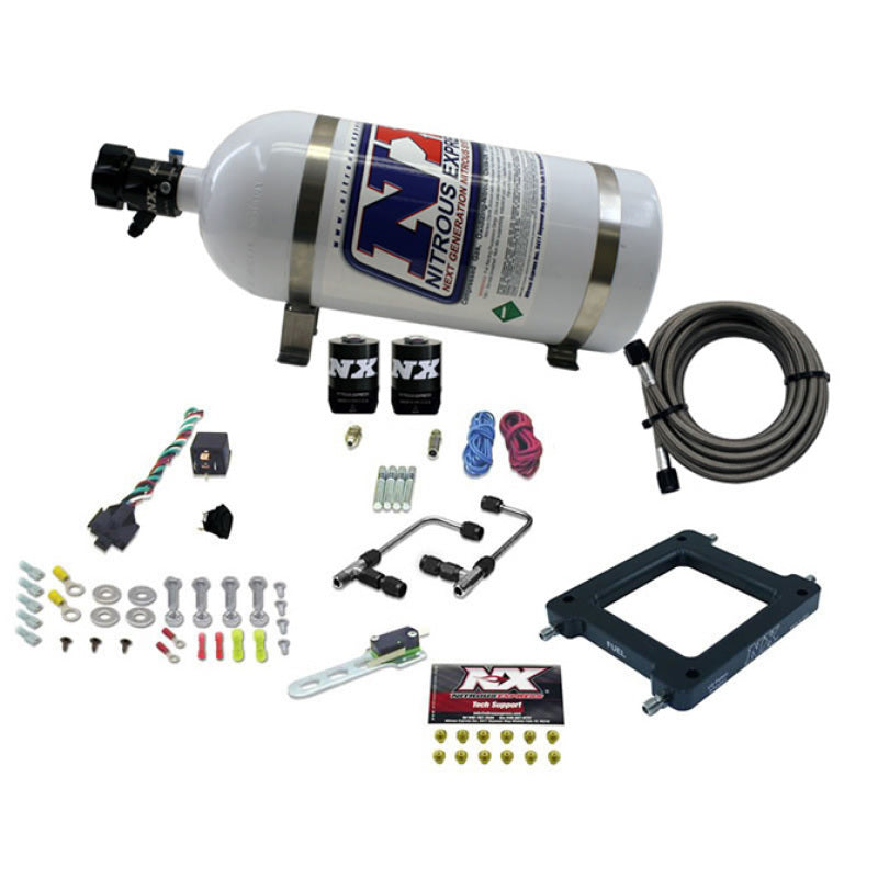 Nitrous Express Dominator Gemini Stage 6 Alcohol Nitrous Kit w/10lb Bottle Nitrous Systems Nitrous Express