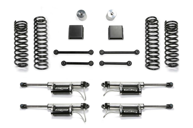 Fabtech 20-21 Jeep JT 4WD Gas 3in Sport Ii System w/Dl Resi Lift Kits Fabtech