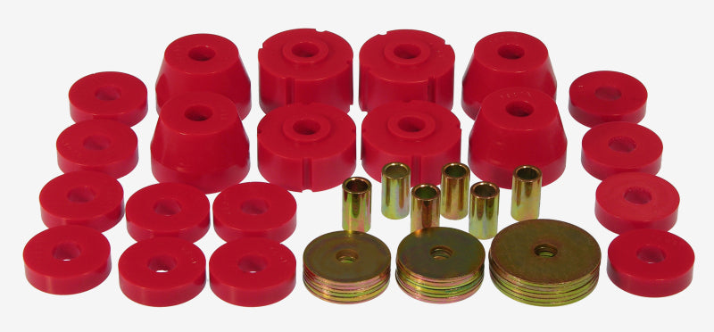 Prothane 72-92 Dodge Ramcharger Body Mount - Red Bushing Kits Prothane