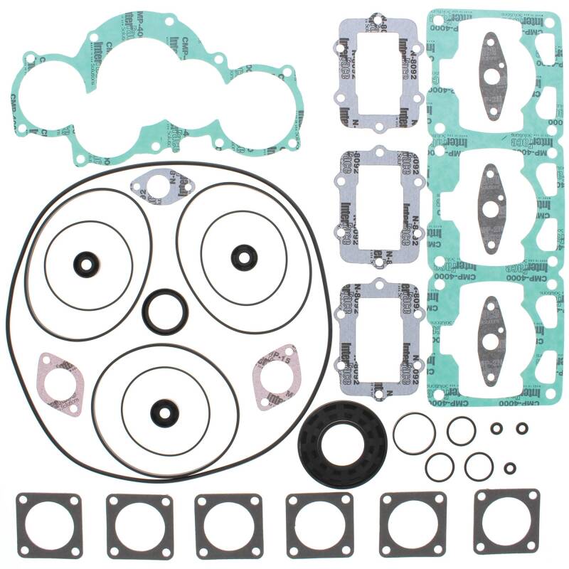 Vertex Gaskets 94-96 Ski-Doo Formula Mach Z 779 Complete Gasket Kit w/ Oil Seals Engine Hardware Vertex Pistons