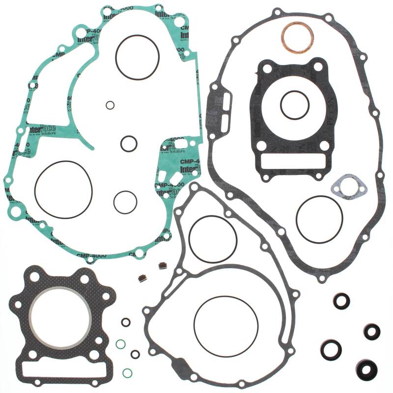 Vertex Gaskets 85-87 Honda ATC250ES Complete Gasket Kit w/ Oil Seals Engine Hardware Vertex Pistons
