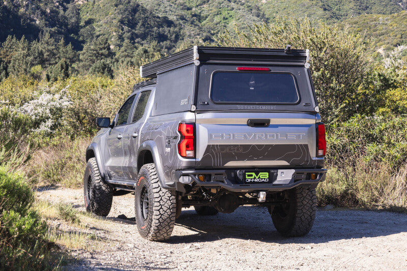 DV8 Offroad 23-26 Chevrolet Colorado/GMC Canyon Tube Rear Bumper - Micro Texture Black Powder Coat Bumpers - Steel DV8 Offroad