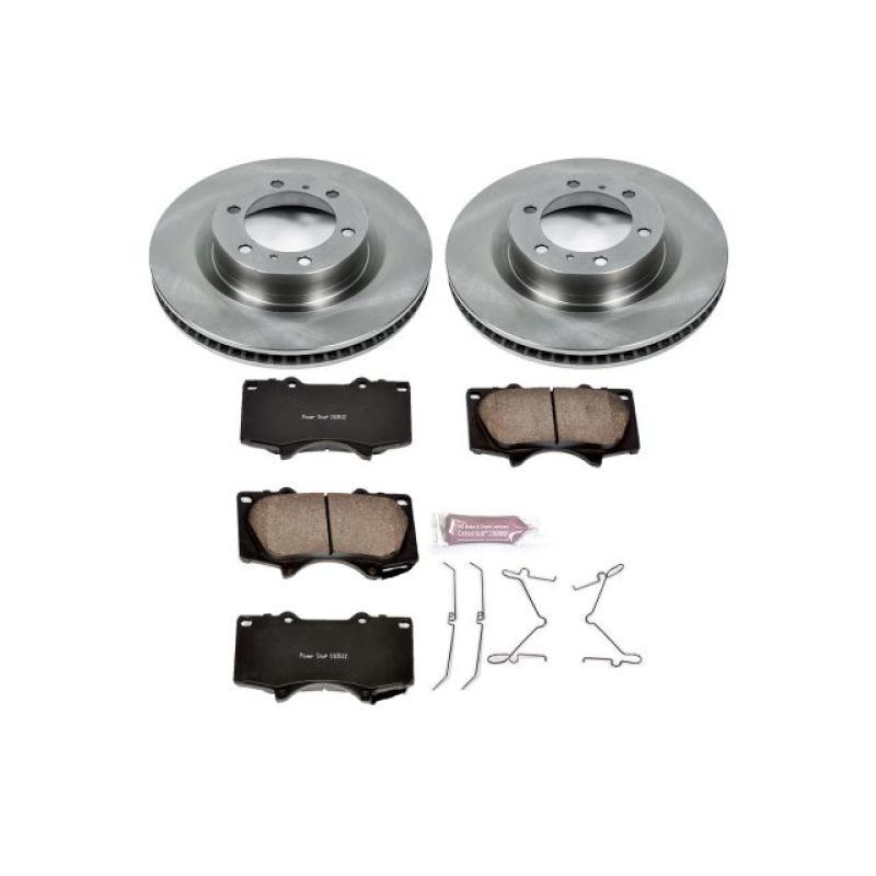 Power Stop 07-15 Mazda CX-9 Front Autospecialty Brake Kit Brake Kits - OE PowerStop