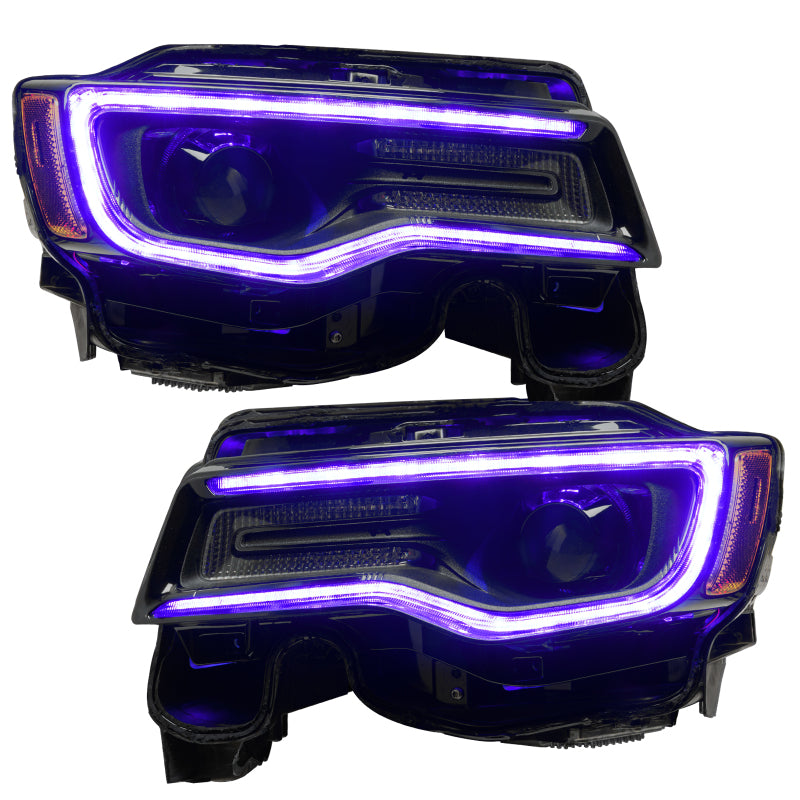 Oracle 1421 Jeep Grand Cherokee Dynamic Headlight DRL Upgrade Kit ColorSHIFT Dynamic Headlights ORACLE Lighting