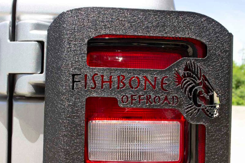 Fishbone Offroad 2018+ Jeep Wrangler JL Tail Light Guards Light Covers and Guards Fishbone Offroad